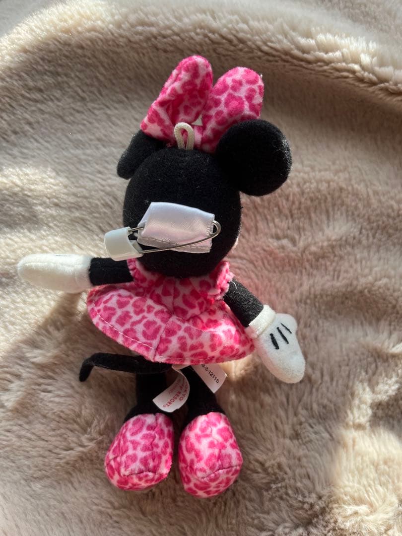 【当時もの】 レア　ミニー　レオパード柄　ぬいば