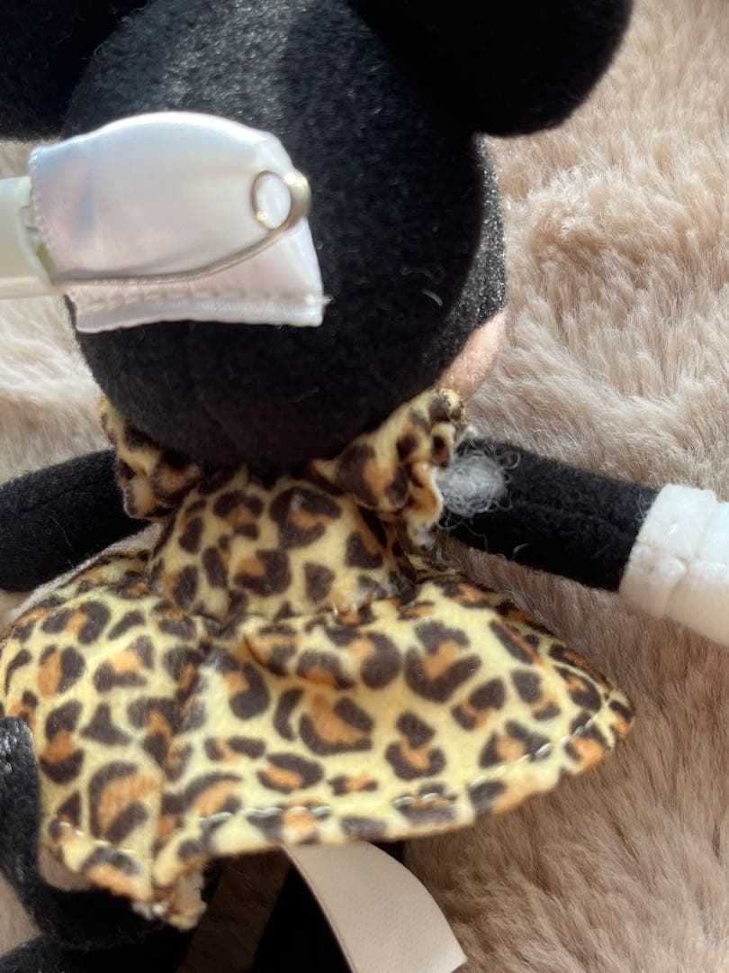 【当時もの】 レア　ミニー　レオパード柄　ぬいば