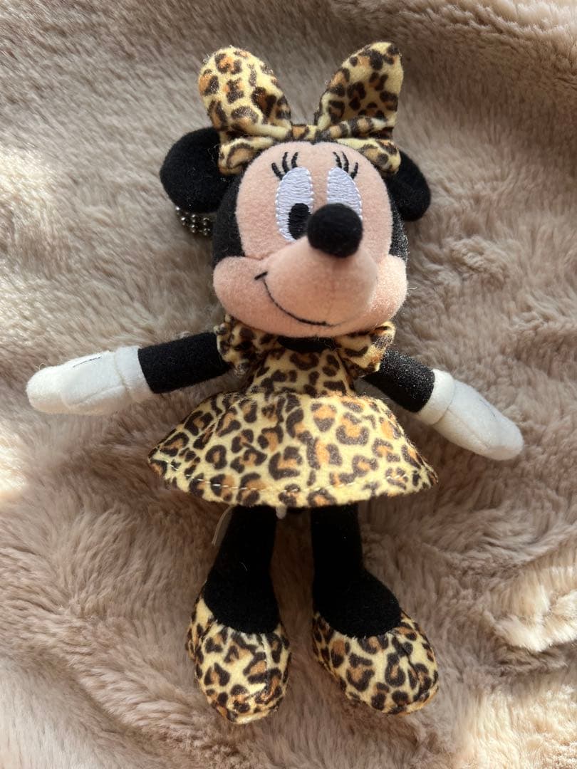 【当時もの】 レア　ミニー　レオパード柄　ぬいば