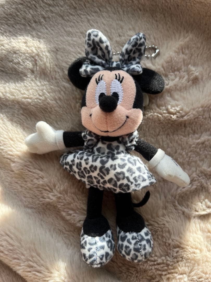 【当時もの】 レア　ミニー　レオパード柄　ぬいば