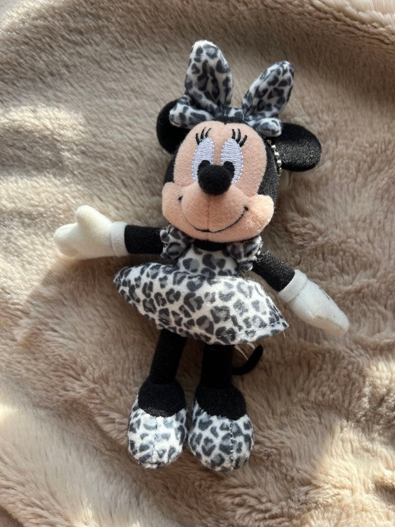 【当時もの】 レア　ミニー　レオパード柄　ぬいば