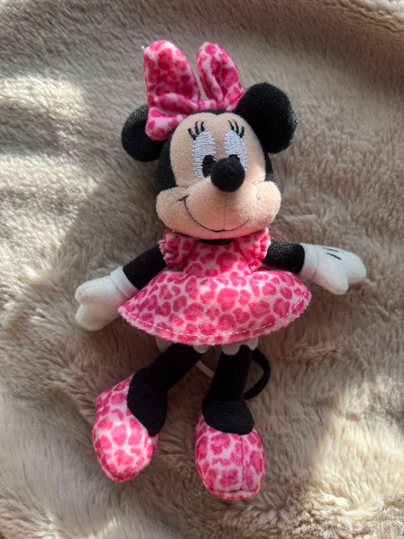 【当時もの】 レア　ミニー　レオパード柄　ぬいば