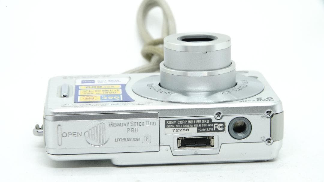 【W2176】 SONY Cyber-shot DSC-W50 ソニー