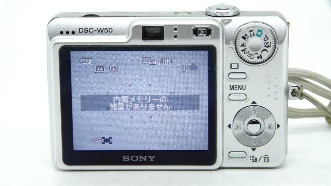 【W2176】 SONY Cyber-shot DSC-W50 ソニー