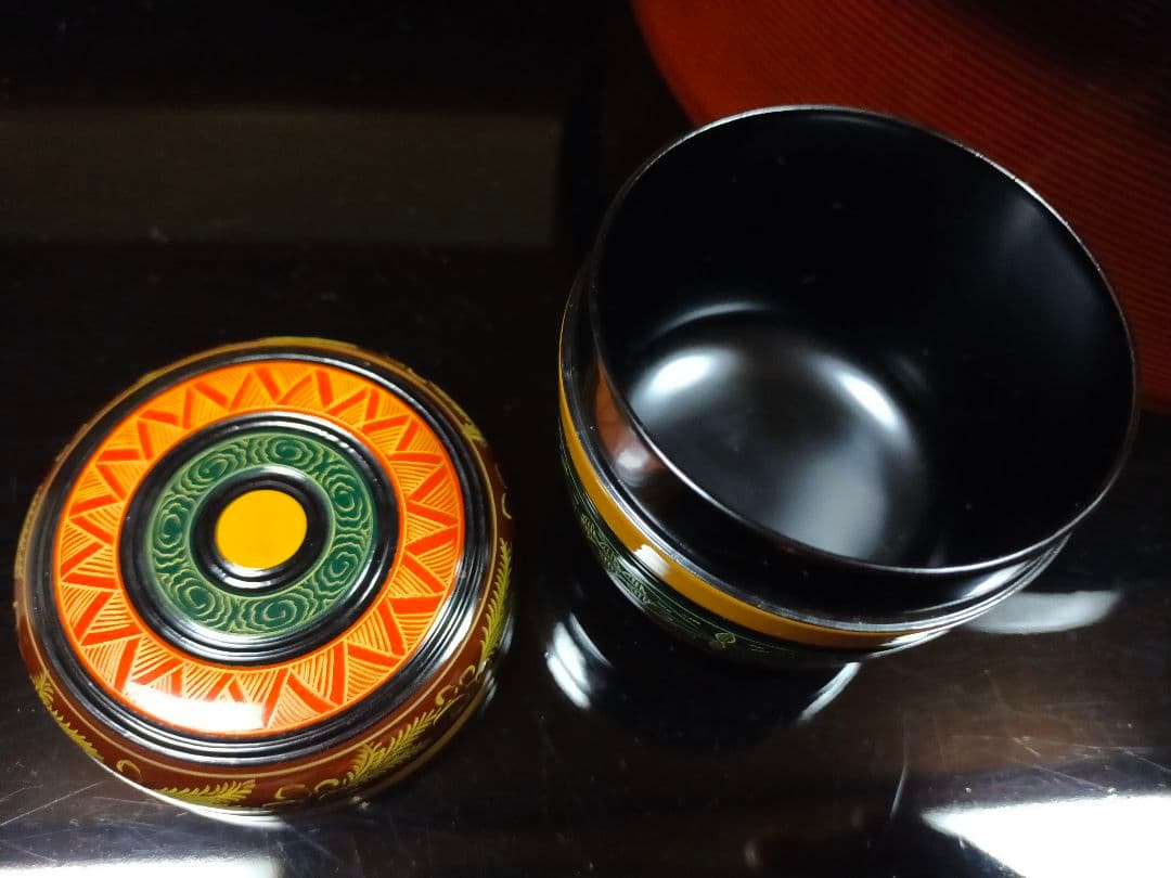 茶道具お点前　茶櫃・棗・古袱紗