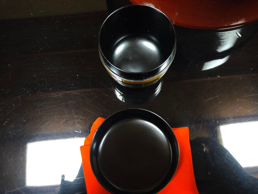 茶道具お点前　茶櫃・棗・古袱紗