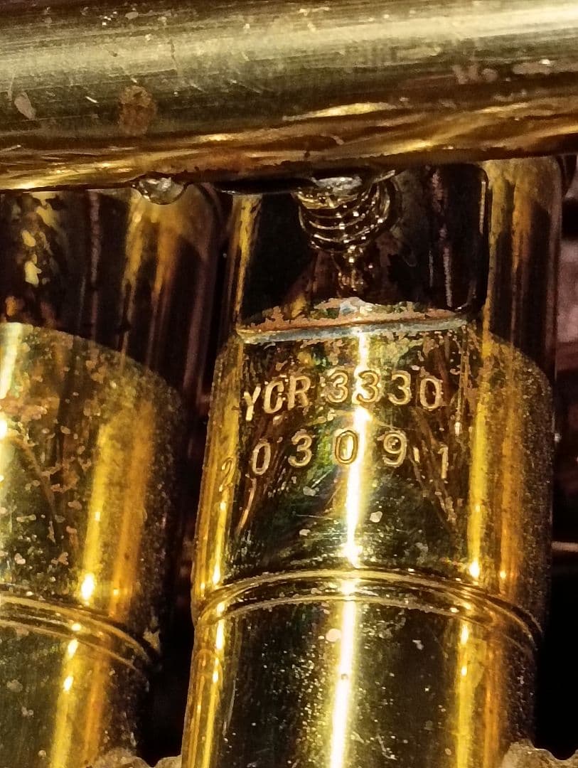 YAMAHA コルネットYCR-3330 ケース付き、マッピ無し