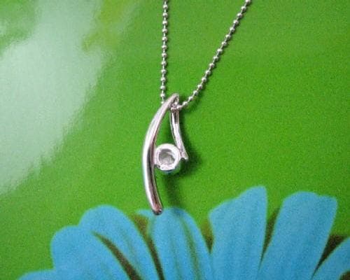 ☆２点セット ローズカットのリングとペンダントネックレス　ホワイトトパーズ流線