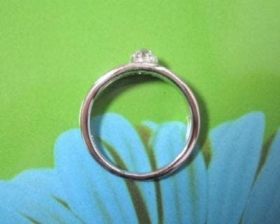 ☆２点セット ローズカットのリングとペンダントネックレス　ホワイトトパーズ流線