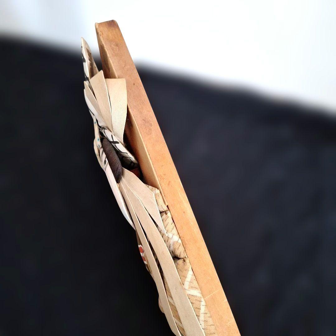 【伝統工芸】大型 押し絵羽子板 高さ55cm 歌舞伎 火消し 縁起物 置物