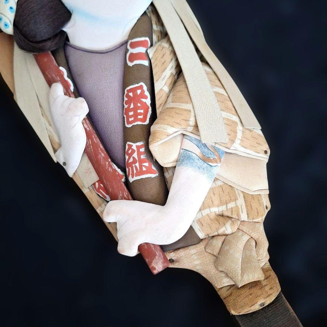 【伝統工芸】大型 押し絵羽子板 高さ55cm 歌舞伎 火消し 縁起物 置物