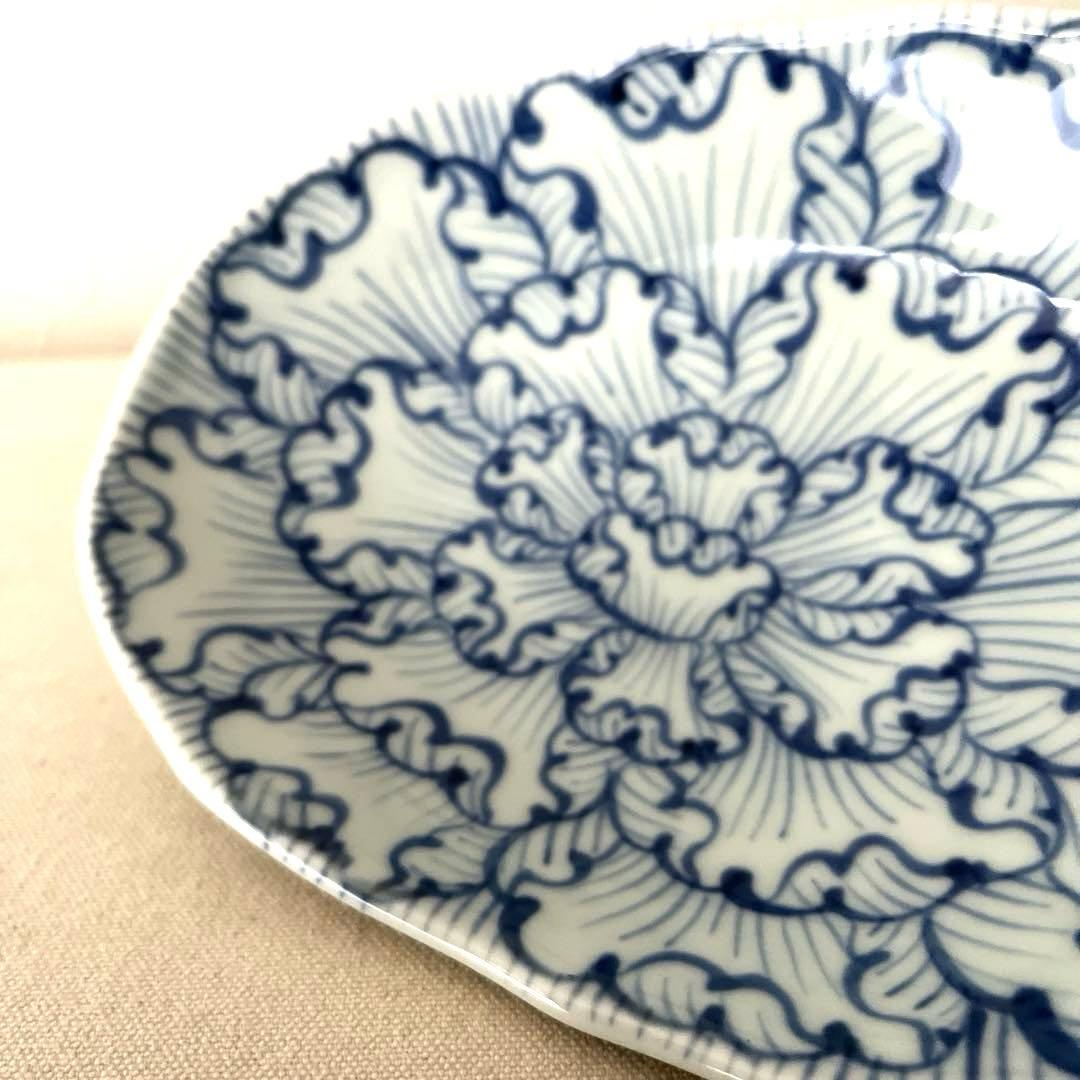 M831 ○有田焼　そうた窯　オーバル皿【未使用】　美しい