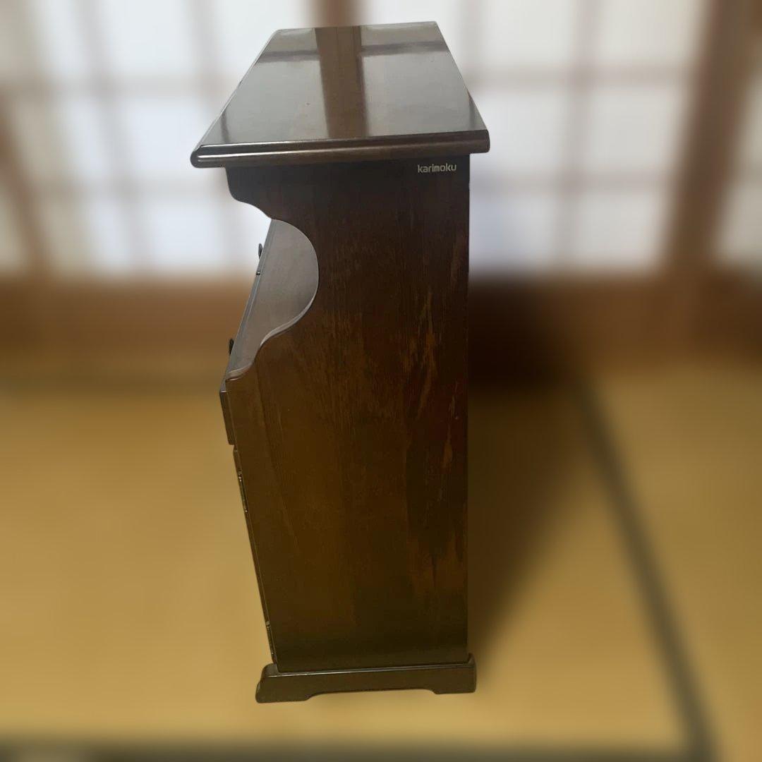 オールドカリモク ビンテージ 木製 キャビネット コロニアル