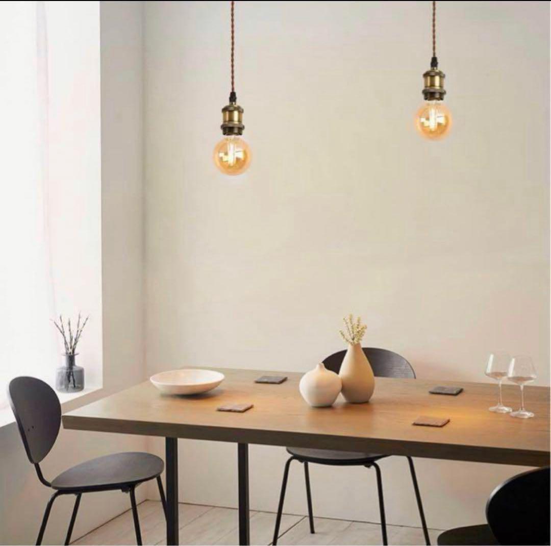 ペンダントライト LED電球付 ３灯 ダクトレール 照明器具 E26口金 329