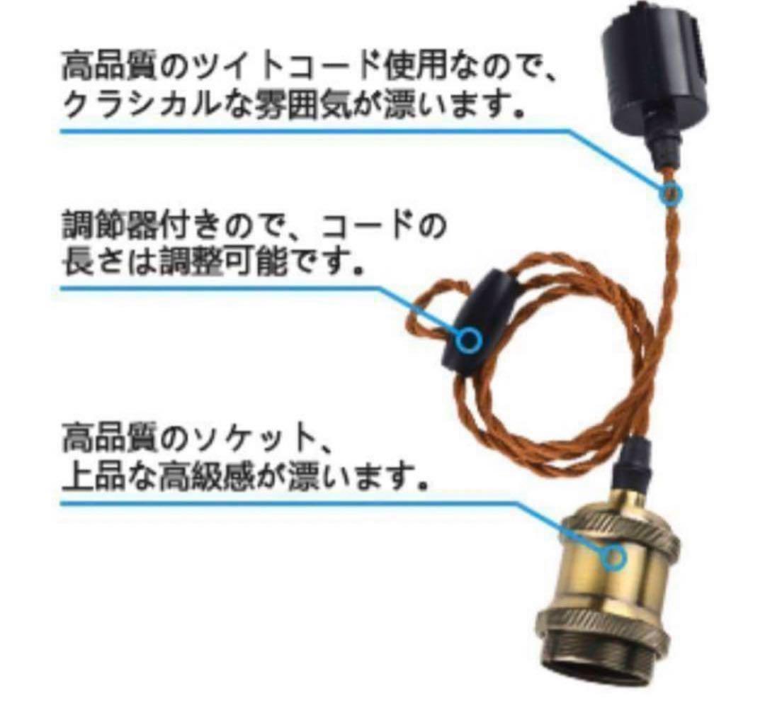 ペンダントライト LED電球付 ３灯 ダクトレール 照明器具 E26口金 329