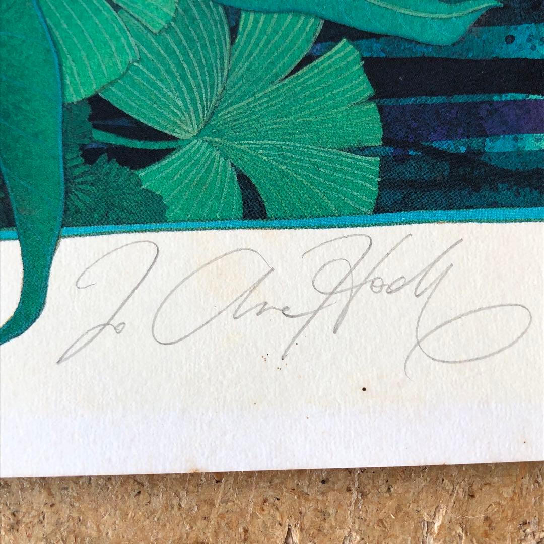 【直筆サイン入り】ジョアン・フック リトグラフ?