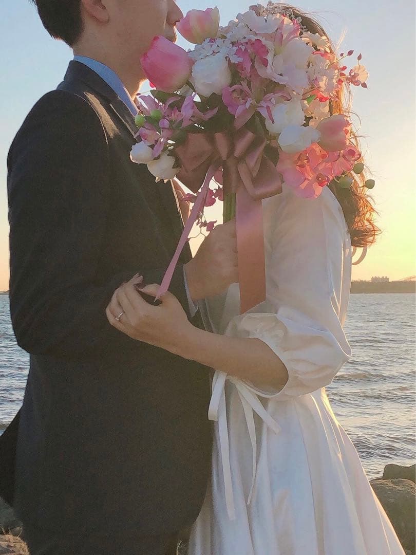 アーティフィシャルフラワーブーケ　ブートニア付