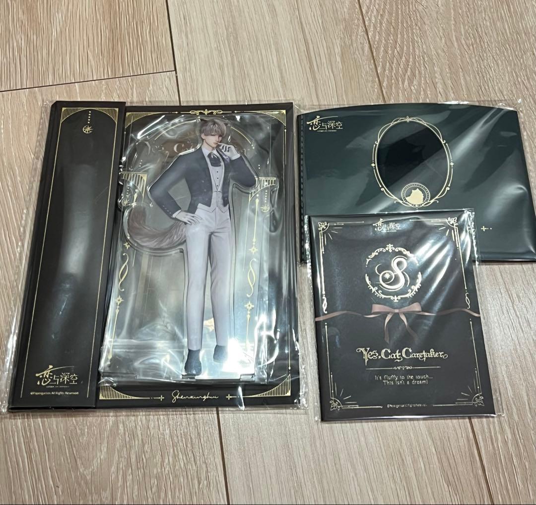 とこページ シン 猫執事 缶バッジ トレカセット プロマイド