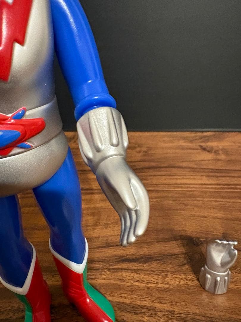 サンダーマスク、流星人間ゾーン 極美品話題のパチの面取れソフビ 超お買い得‼️