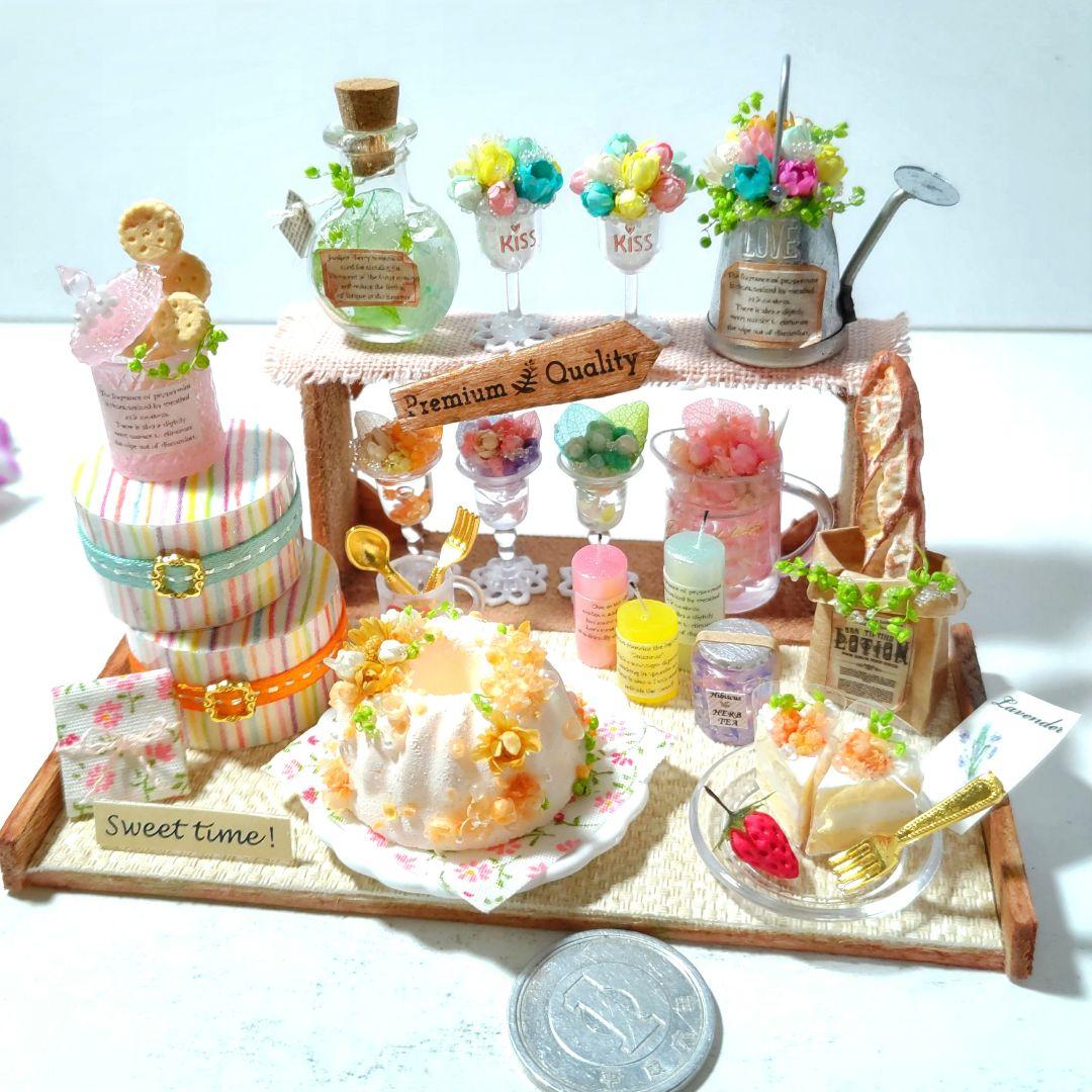 No.Ｂ231 いろんな色のフラワースイーツ＆雑貨セット