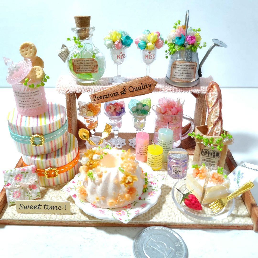 No.Ｂ231 いろんな色のフラワースイーツ＆雑貨セット