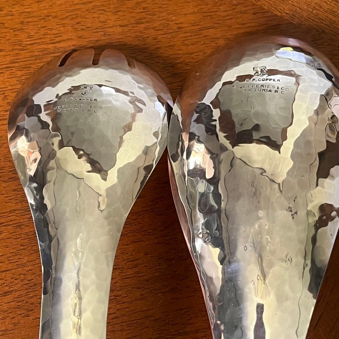 【希少品】カナダJefferies & Co★トーテムモチーフ★サービングセット