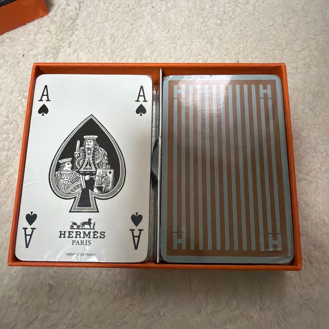 HERMES トランプセット オレンジ