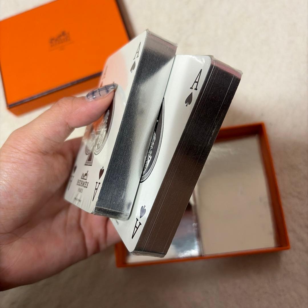 HERMES トランプセット オレンジ