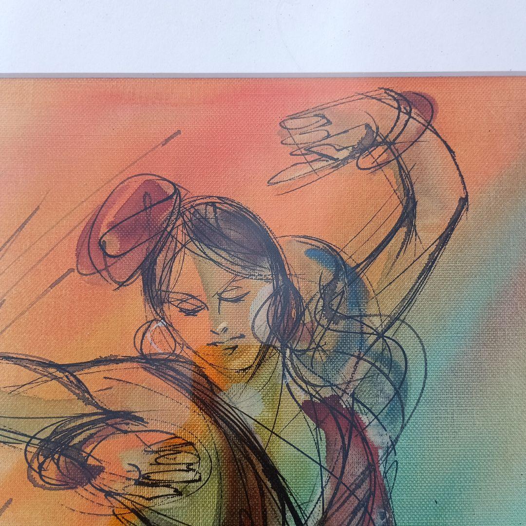 3517）頓宮隆輔　水彩画　「女性図」