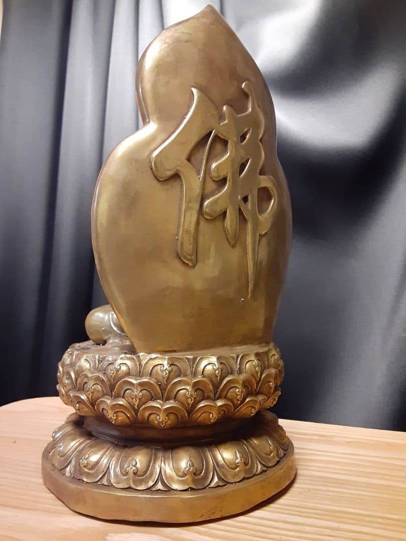 不動明王　真鍮　仏像