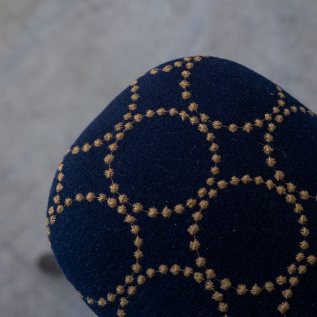 キッチンスツールBK H630＋ミナ ペルホネン　タンバリン