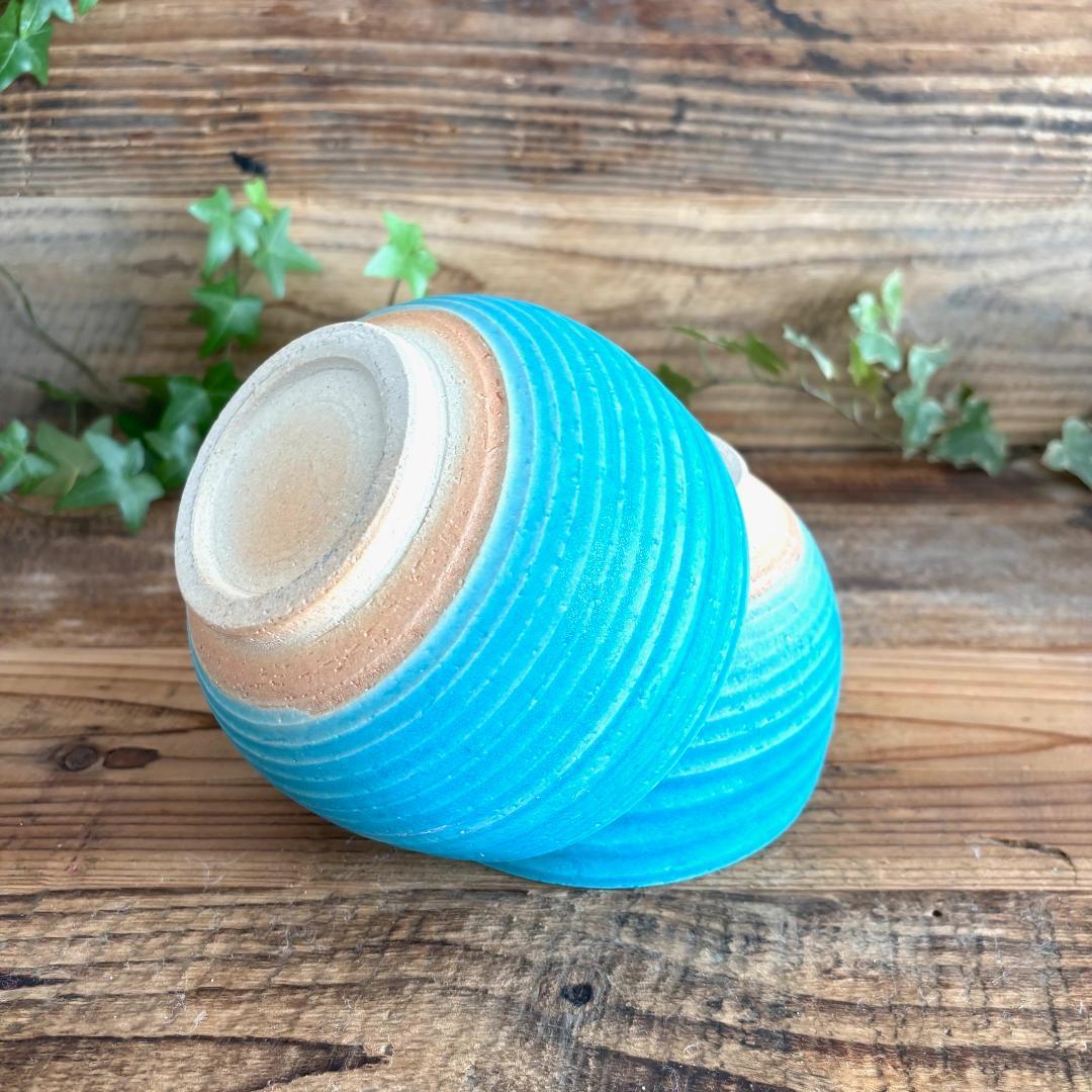 小丼 どんぶり 丼トルコブルーマット ターコイズ 2個セット 美濃焼