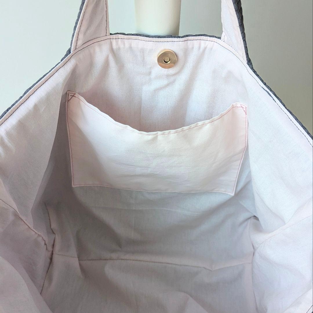 ブーコ様確認用 ヌビバッグ A4 フリル ヌビトートバッグ マザーズバッグ