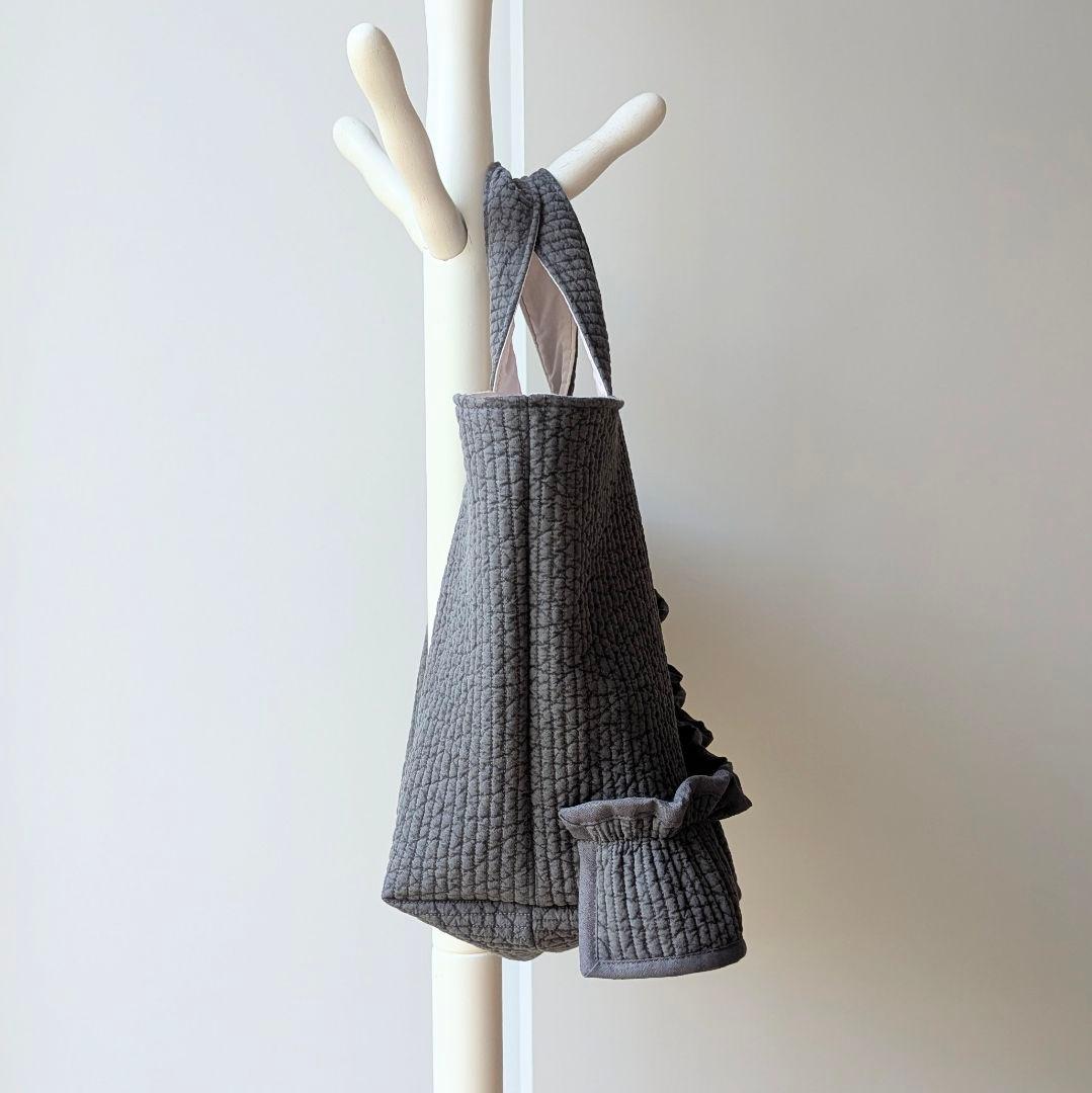 ブーコ様確認用 ヌビバッグ A4 フリル ヌビトートバッグ マザーズバッグ