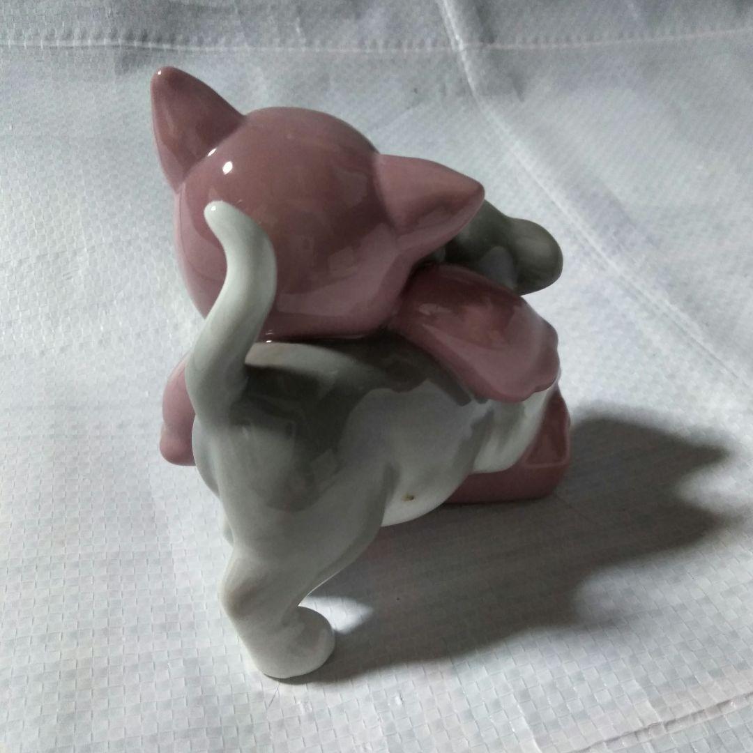 NAO 猫 くま 置物 LLADRO