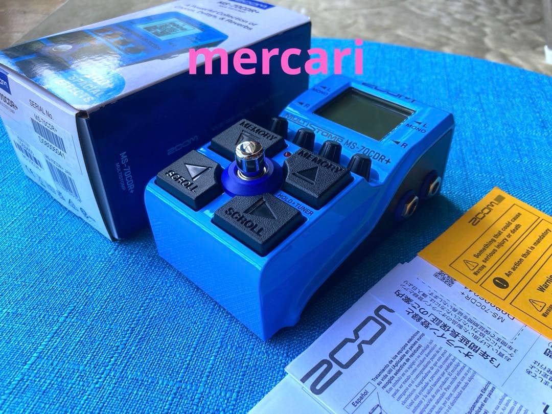 ZOOM MS-70CDR+ MultiStomp空間系マルチエフェクター 美品