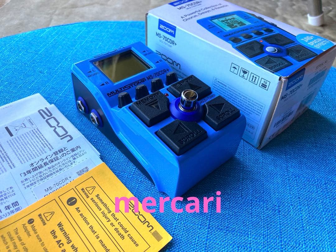 ZOOM MS-70CDR+ MultiStomp空間系マルチエフェクター 美品