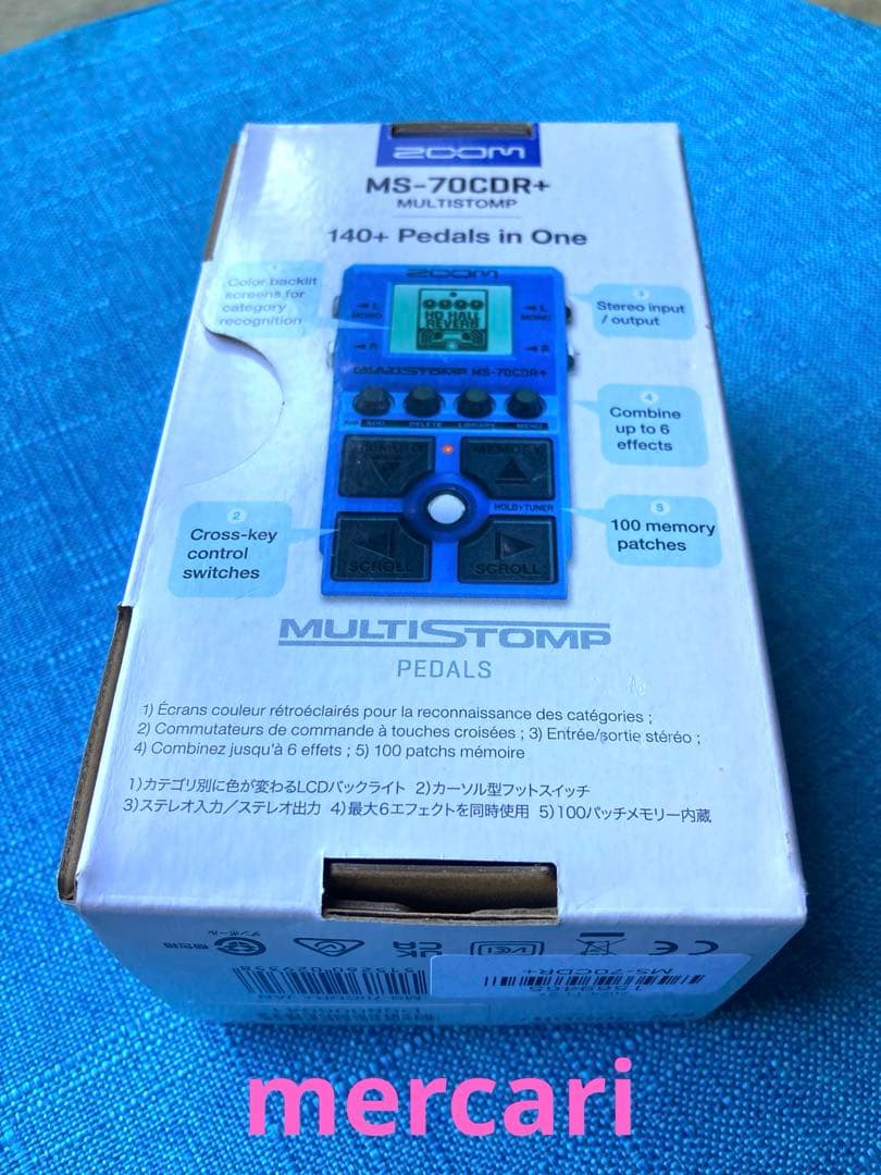 ZOOM MS-70CDR+ MultiStomp空間系マルチエフェクター 美品