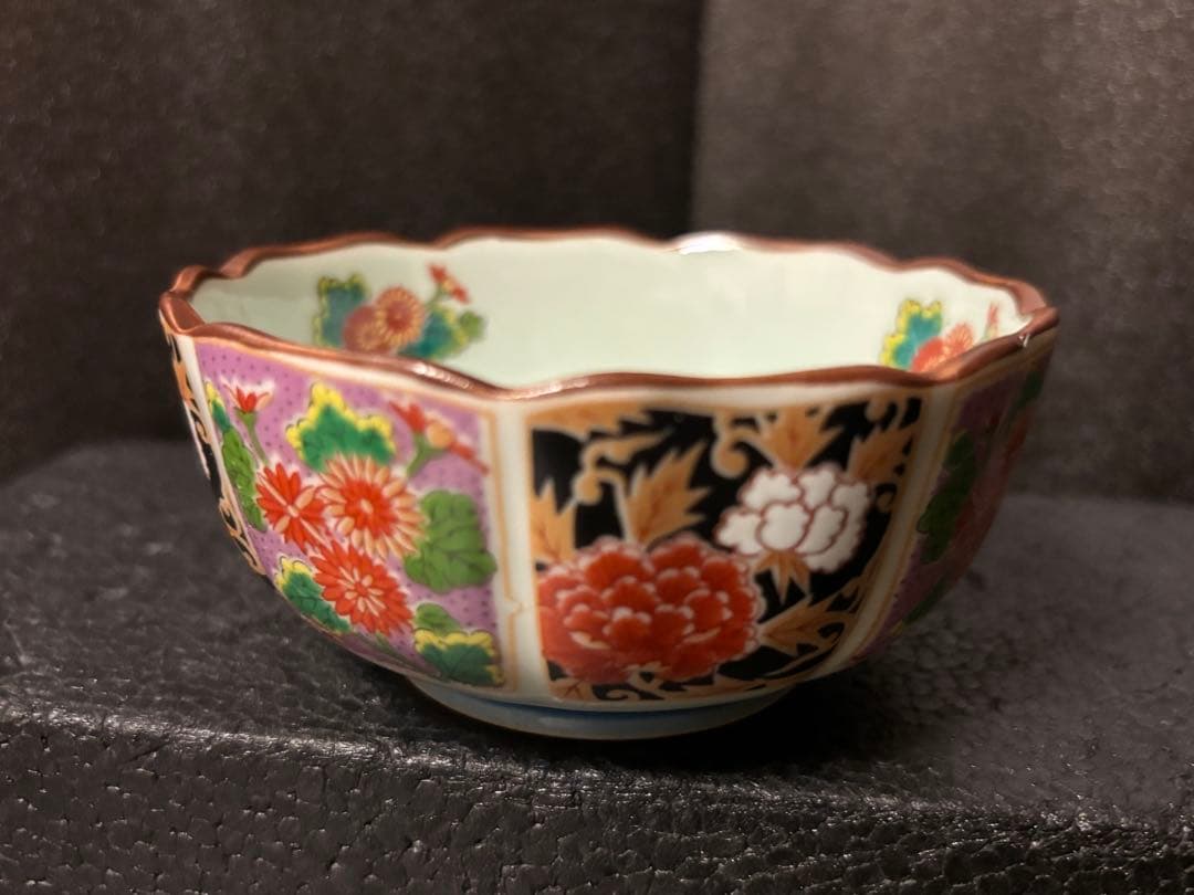 おまとめ　Kako Ka専用　仁祥窯　小皿　小鉢　金彩古伊万里　花文様　輪花皿