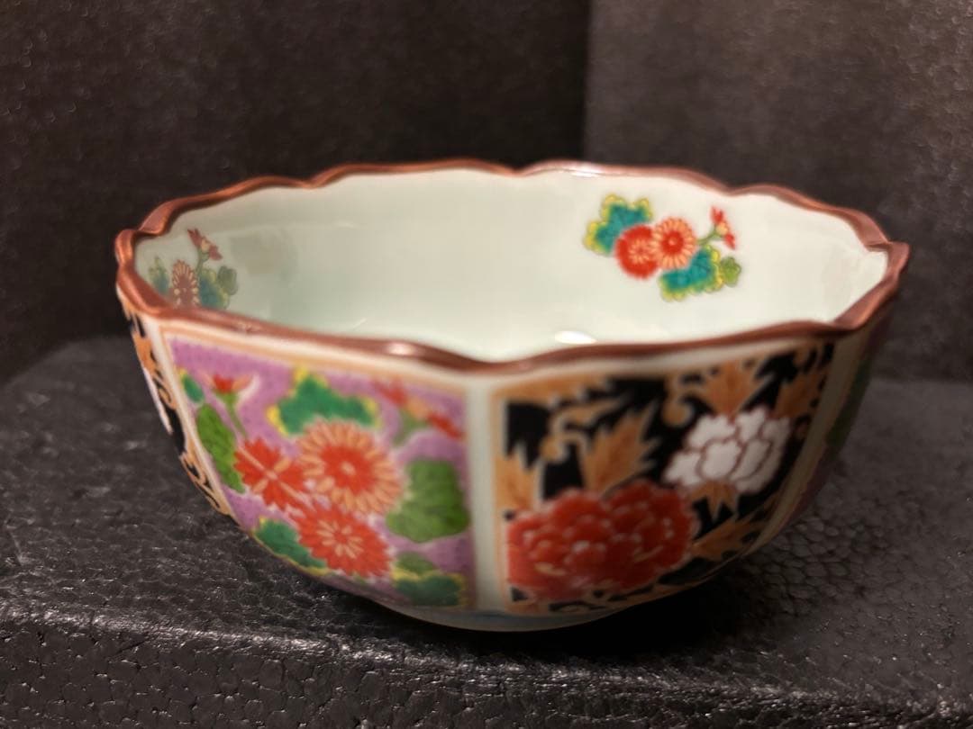 おまとめ　Kako Ka専用　仁祥窯　小皿　小鉢　金彩古伊万里　花文様　輪花皿