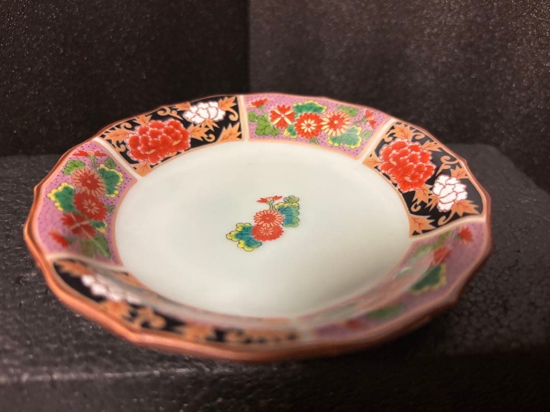 おまとめ　Kako Ka専用　仁祥窯　小皿　小鉢　金彩古伊万里　花文様　輪花皿