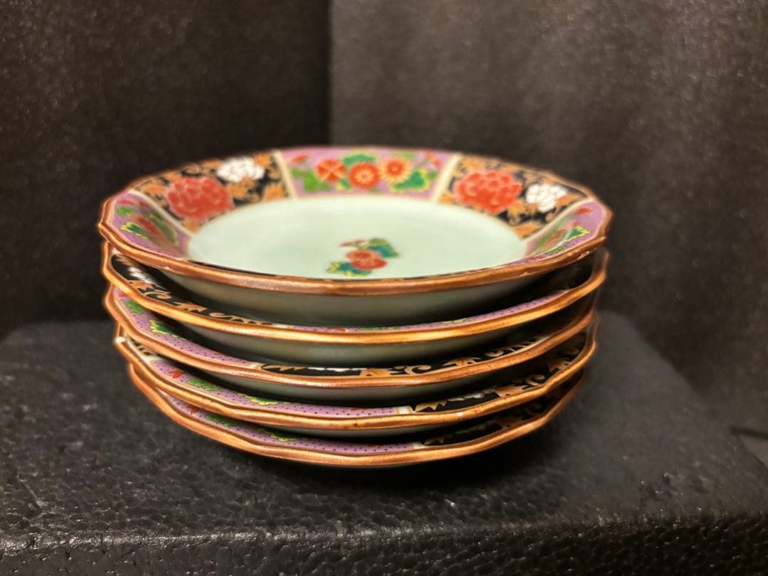 おまとめ　Kako Ka専用　仁祥窯　小皿　小鉢　金彩古伊万里　花文様　輪花皿