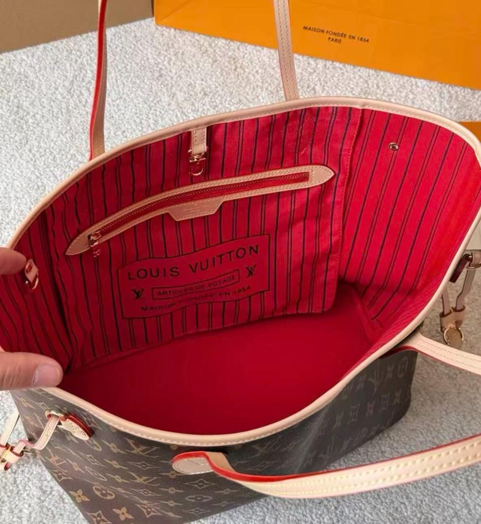 ショルダーバッグ モノグラム トートバッグトートバッグ ブラウン/レッド