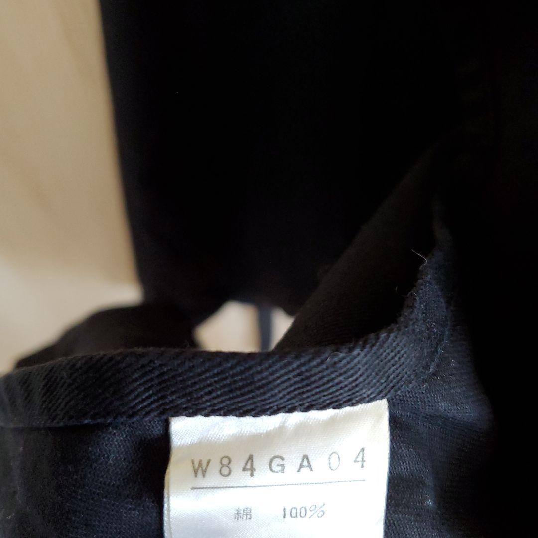 ピンクハウス　くま刺繍エプロン　黒