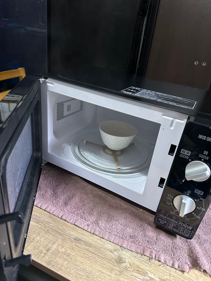 美品 アイリスオーヤマ 電子レンジ