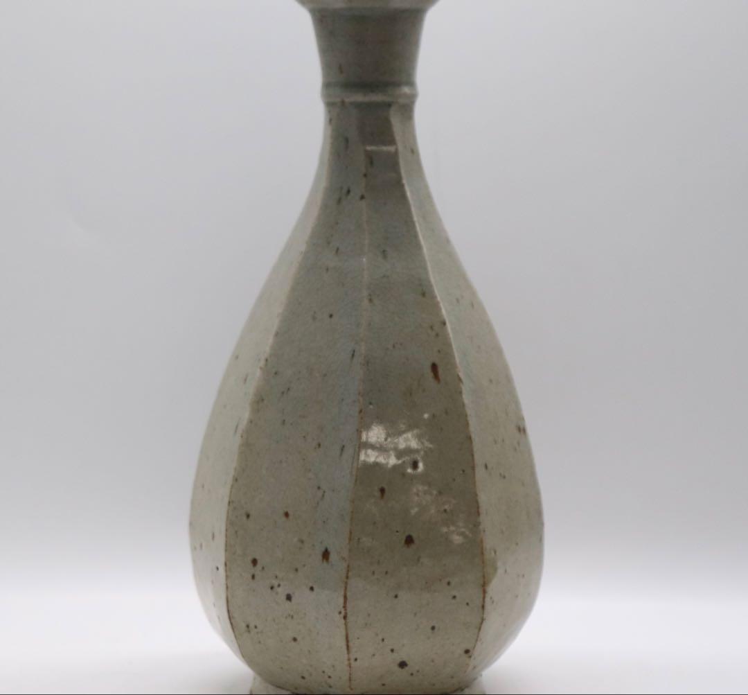 青磁　八陵瓶　龍泉窯　送料込み250812