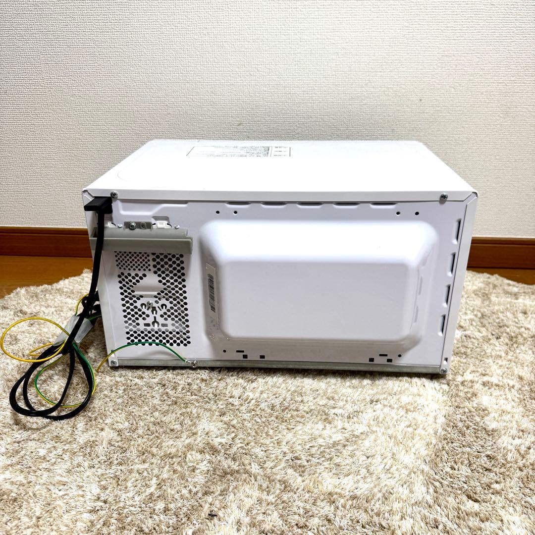 【ほぼ未使用】アイリスオーヤマ 単機能電子レンジ KMB-T178-W