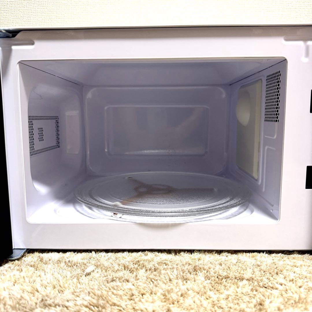 【ほぼ未使用】アイリスオーヤマ 単機能電子レンジ KMB-T178-W