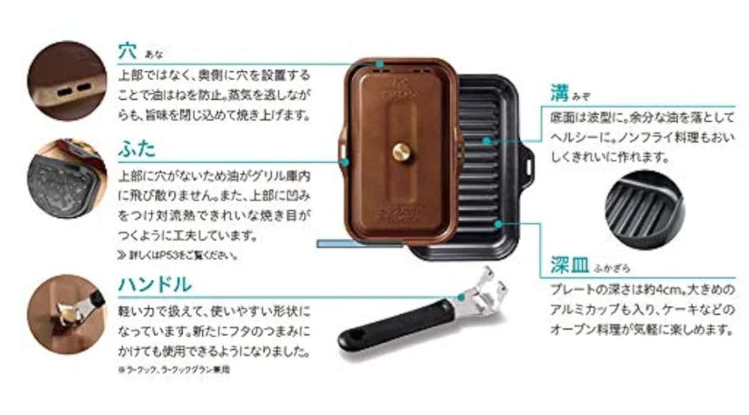 Paloma パロマ グリル調理器 ラ・クックセット PGD-30R 新品未使用