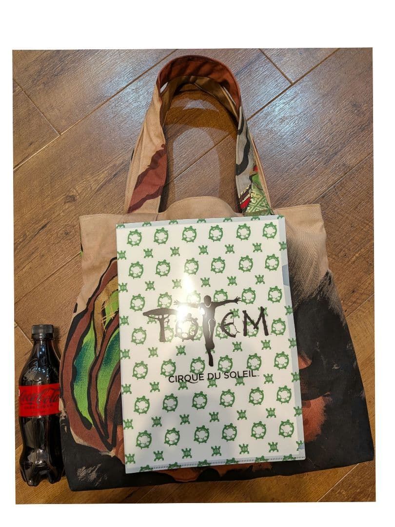 のぼり旗（鐘馗様柄）の柿渋染めトートバッグ　　古布リメイク